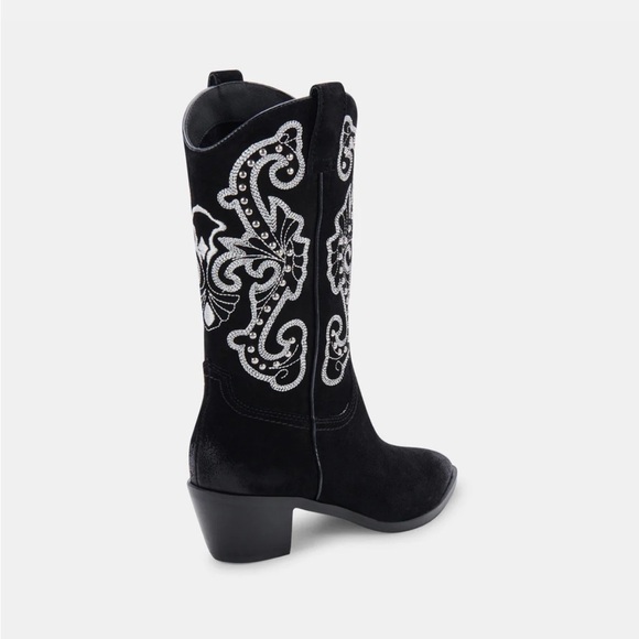 New DOLCE VITA Sula Studded Suede Boots - Picture 4 of 10